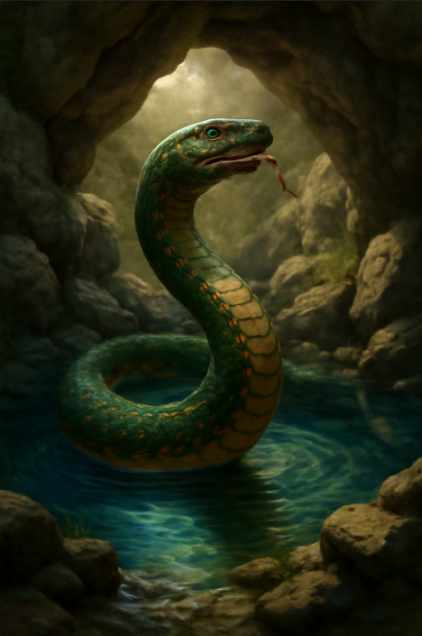 Laguna del Amaru Pozo con reflejos turquesa